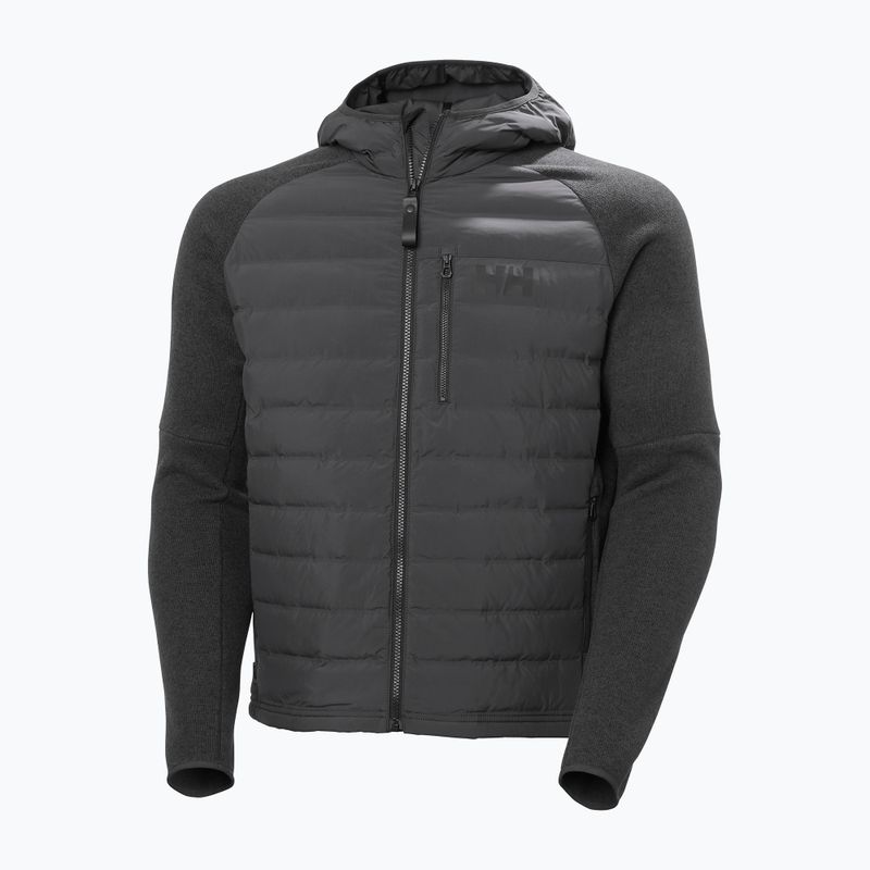 Pánská hybridní bunda Helly Hansen Skagen Hybrid Knit Insulator ebony 8