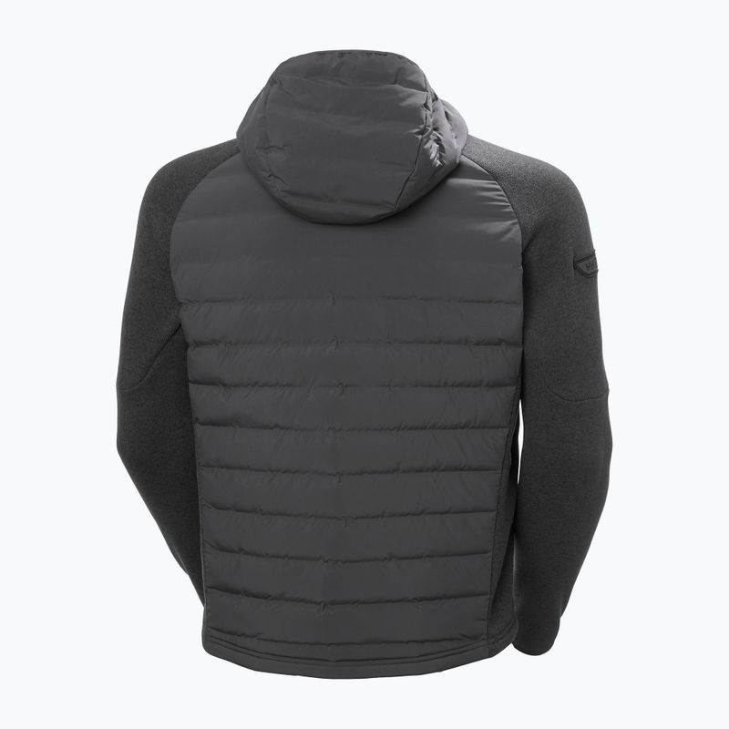 Pánská hybridní bunda Helly Hansen Skagen Hybrid Knit Insulator ebony 9