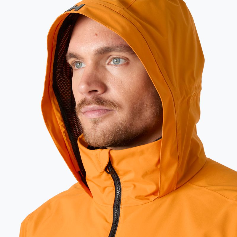 Pánská jachtařská bunda Helly Hansen HP Racing Lifaloft Hood ignite orange 3