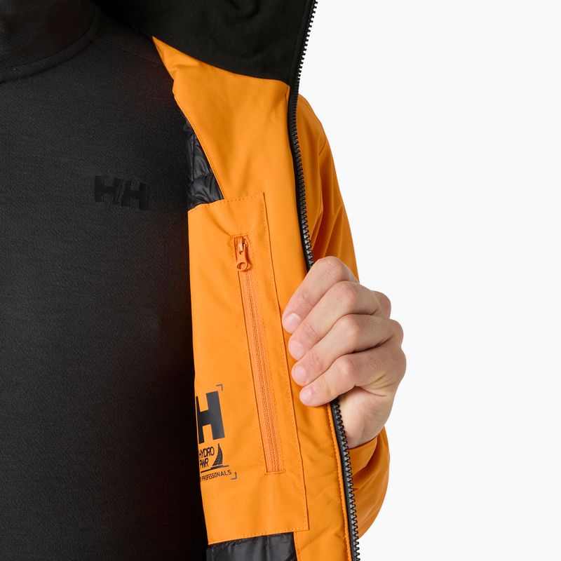 Pánská jachtařská bunda Helly Hansen HP Racing Lifaloft Hood ignite orange 7