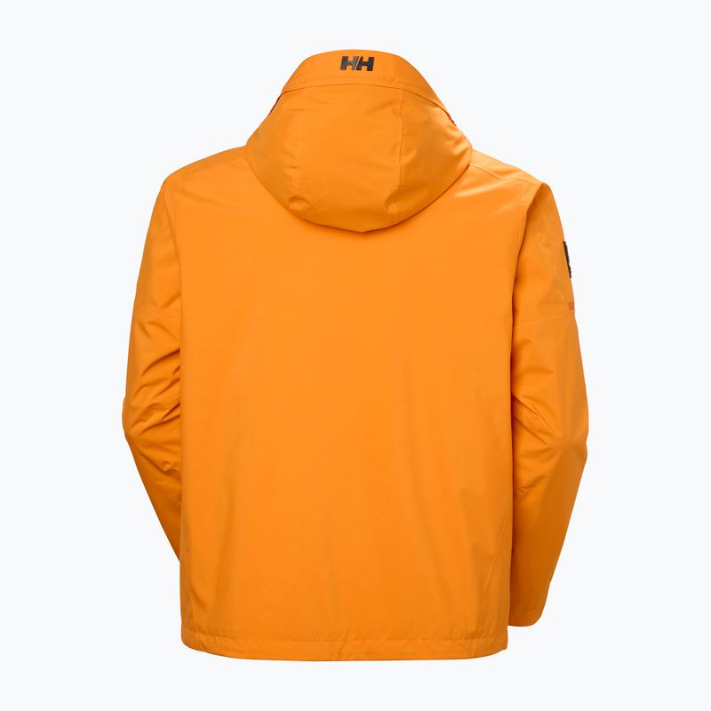 Pánská jachtařská bunda Helly Hansen HP Racing Lifaloft Hood ignite orange 9