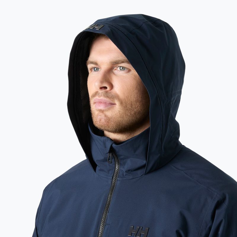 Pánská jachtařská bunda Helly Hansen HP Racing Lifaloft Hood navy 3