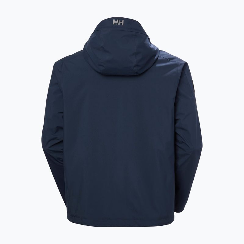 Pánská jachtařská bunda Helly Hansen HP Racing Lifaloft Hood navy 7