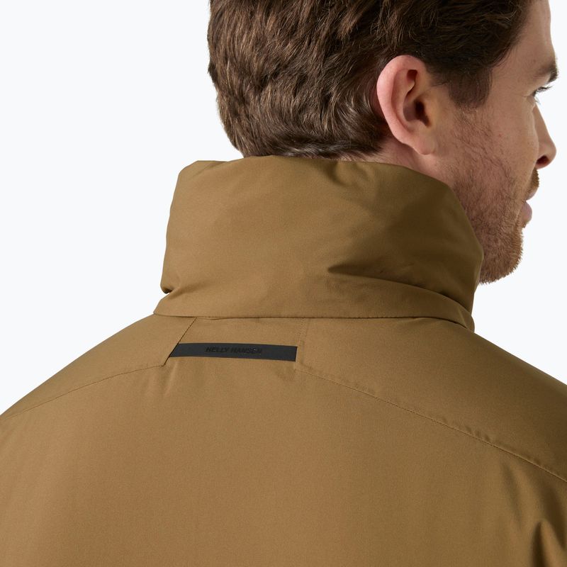 Pánská jachtařská bunda Helly Hansen HP Racing Lifaloft Hood sepia 4