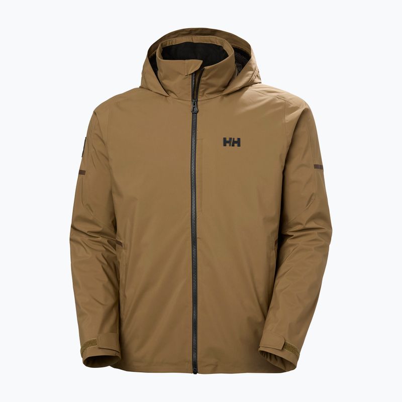 Pánská jachtařská bunda Helly Hansen HP Racing Lifaloft Hood sepia 7