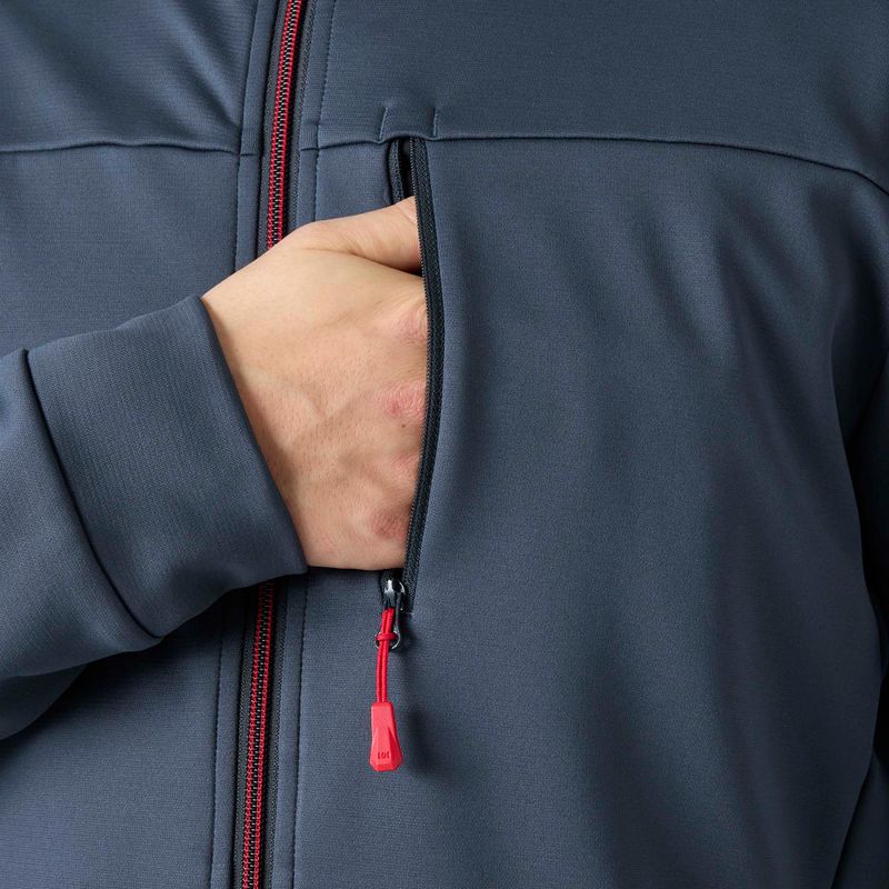 Pánská bunda Helly Hansen Crew Fleece navy 4