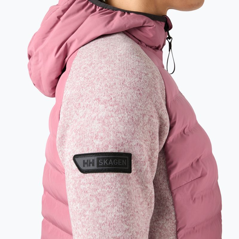 Dámská hybridní bunda Helly Hansen Skagen Hybrid Knit Insulator wildberry 4