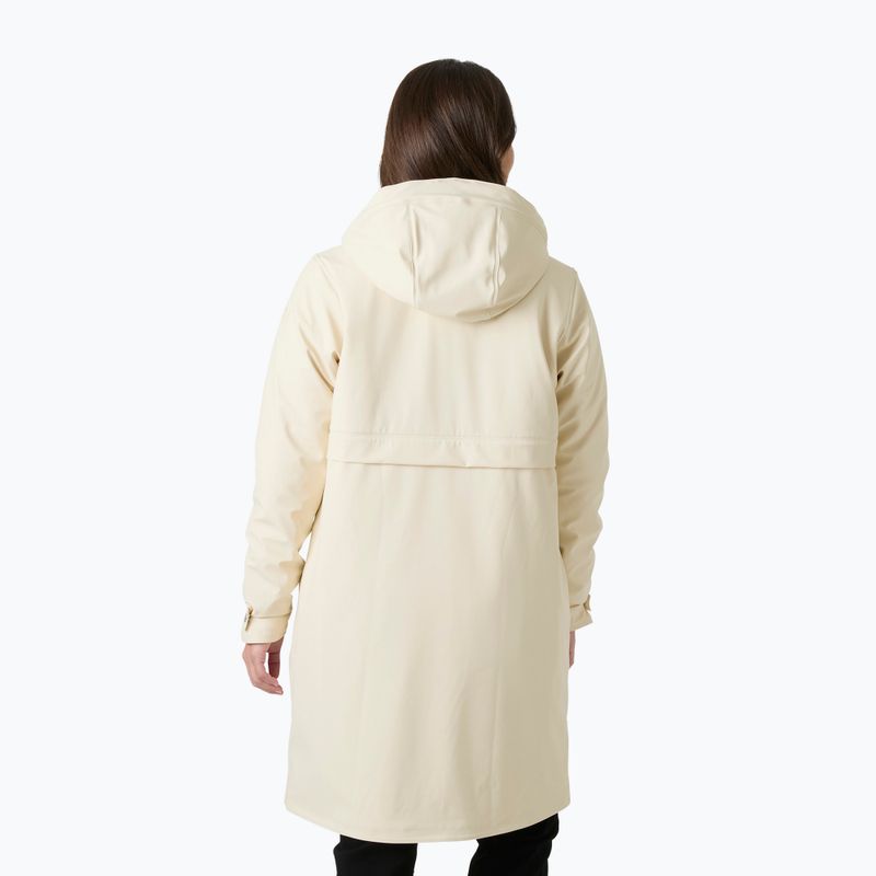 Dámská pláštěnka Helly Hansen Moss Ins Pu Coat cream 2