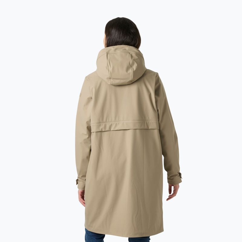 Dámská pláštěnka Helly Hansen Moss Ins Pu Coat pebble 2