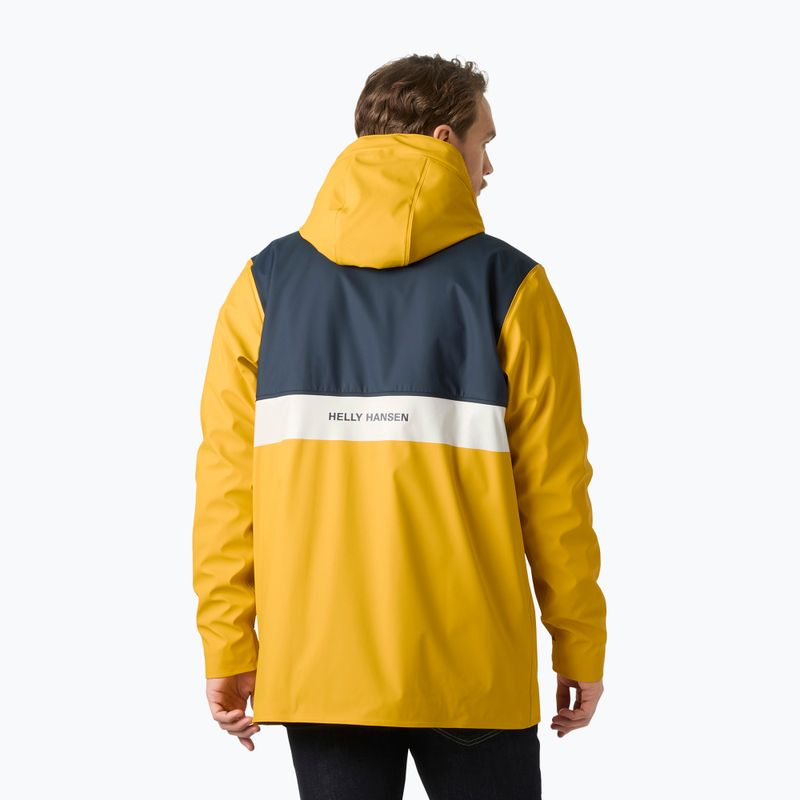 Pánská jachtařská bunda Helly Hansen Moss Insulated Coat essential yellow 2