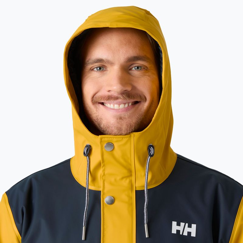 Pánská jachtařská bunda Helly Hansen Moss Insulated Coat essential yellow 3