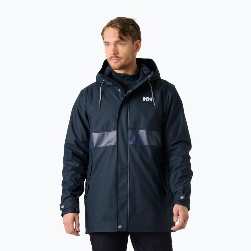 Pánská jachtařská bunda Helly Hansen Moss Insulated Coat navy