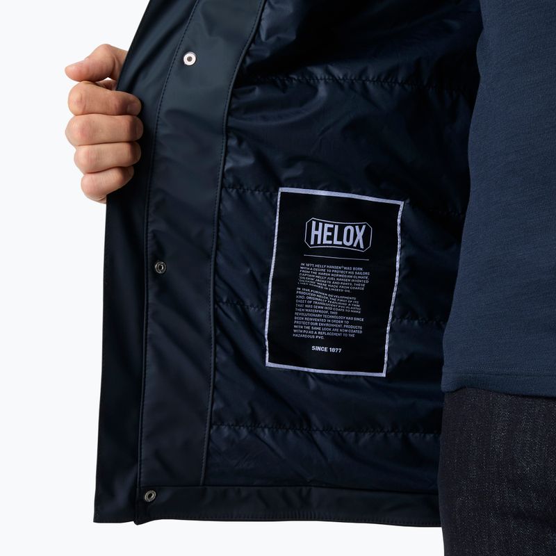 Pánská jachtařská bunda Helly Hansen Moss Insulated Coat navy 7