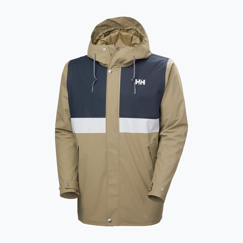 Pánská jachtařská bunda Helly Hansen Moss Insulated Coat pebble 8