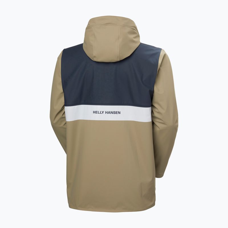 Pánská jachtařská bunda Helly Hansen Moss Insulated Coat pebble 9