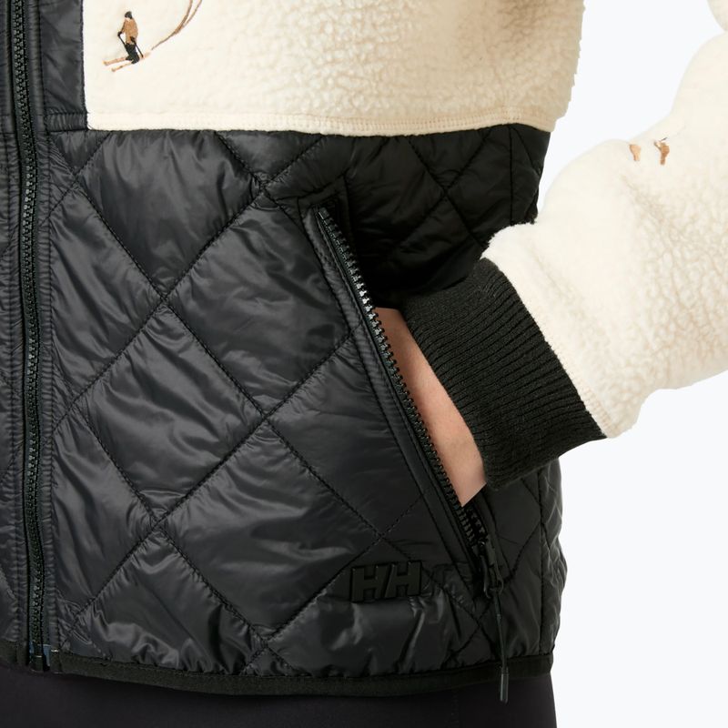 Dámská hybridní bunda Helly Hansen Bliss Hybrid cream skiers embroidery 4