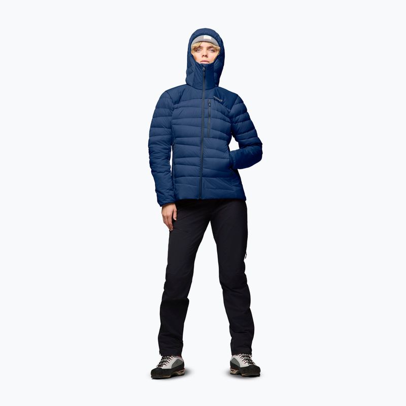 Dámská péřová bunda NORRONA Falketind Down 750 Zip Hood indigo night 4
