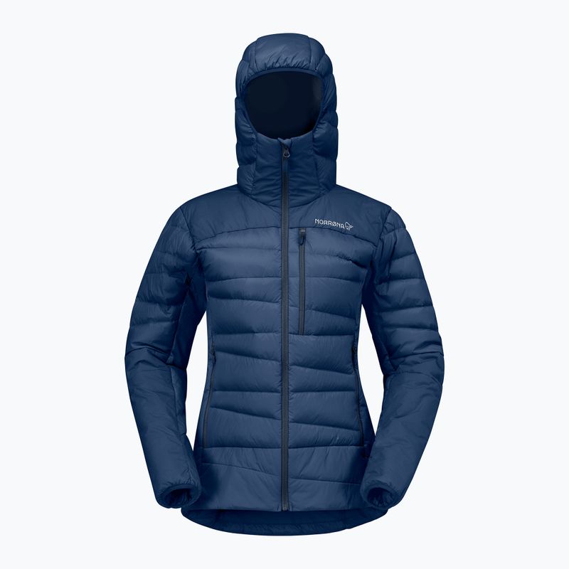 Dámská péřová bunda NORRONA Falketind Down 750 Zip Hood indigo night 5