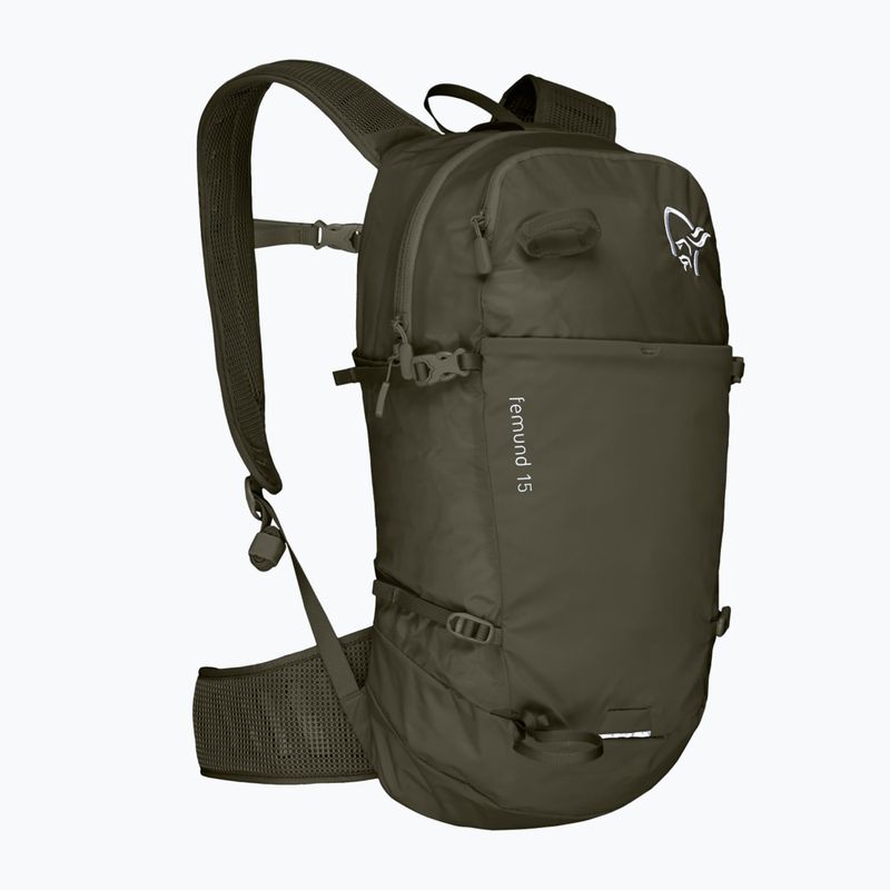 Turistický batoh NORRONA Femund Econyl70 15 l olive night 2