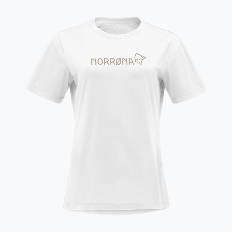 Dámské tričko NORRONA Cotton Viking pure white 4