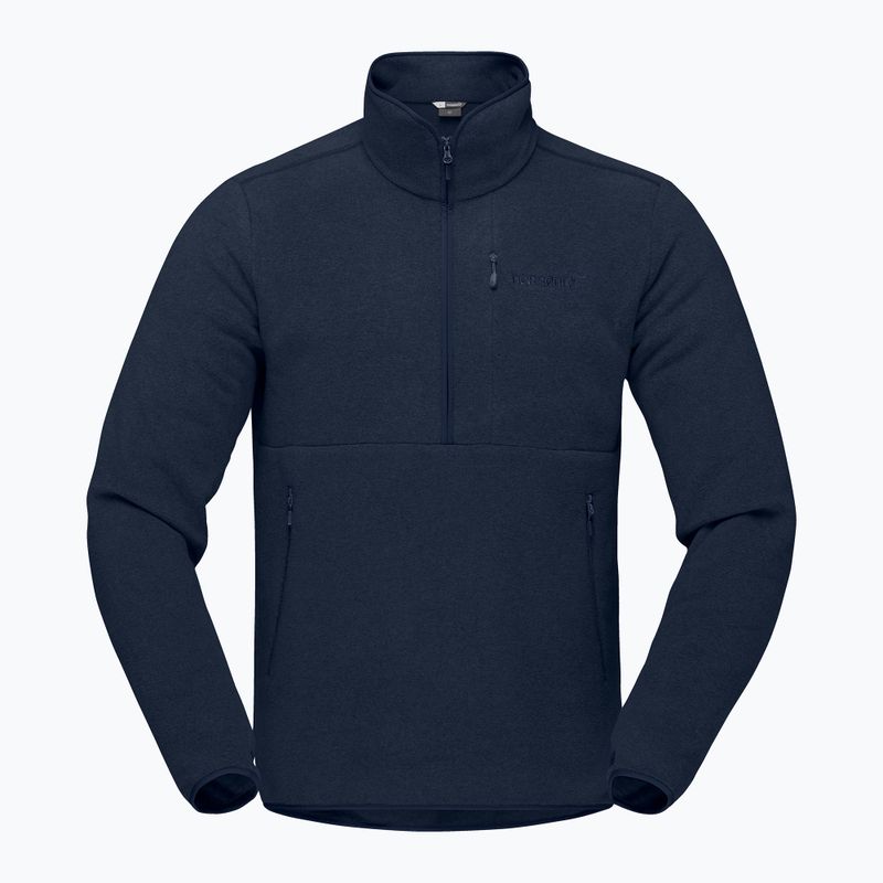 Pánská fleecová mikina NORRONA Femund Warm2 Zip Neck indigo night 4