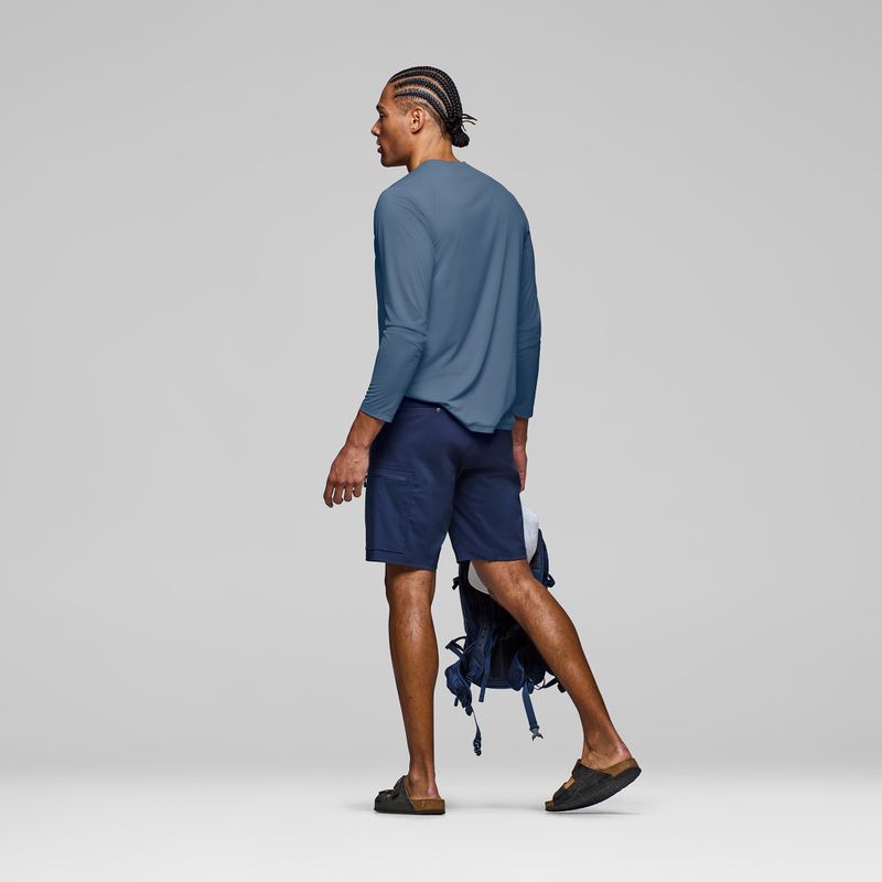 Pánské tričko Longsleeve NORRONA Femund Tech vintage indigo 3