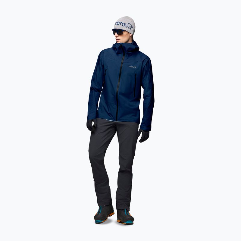 Pánská nepromokavá bunda NORRONA Falketind Gore-Tex indigo night 2