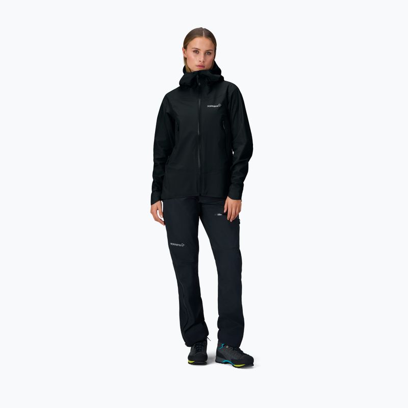 Dámská nepromokavá bunda NORRONA Falketind Gore-Tex cavlar black 2