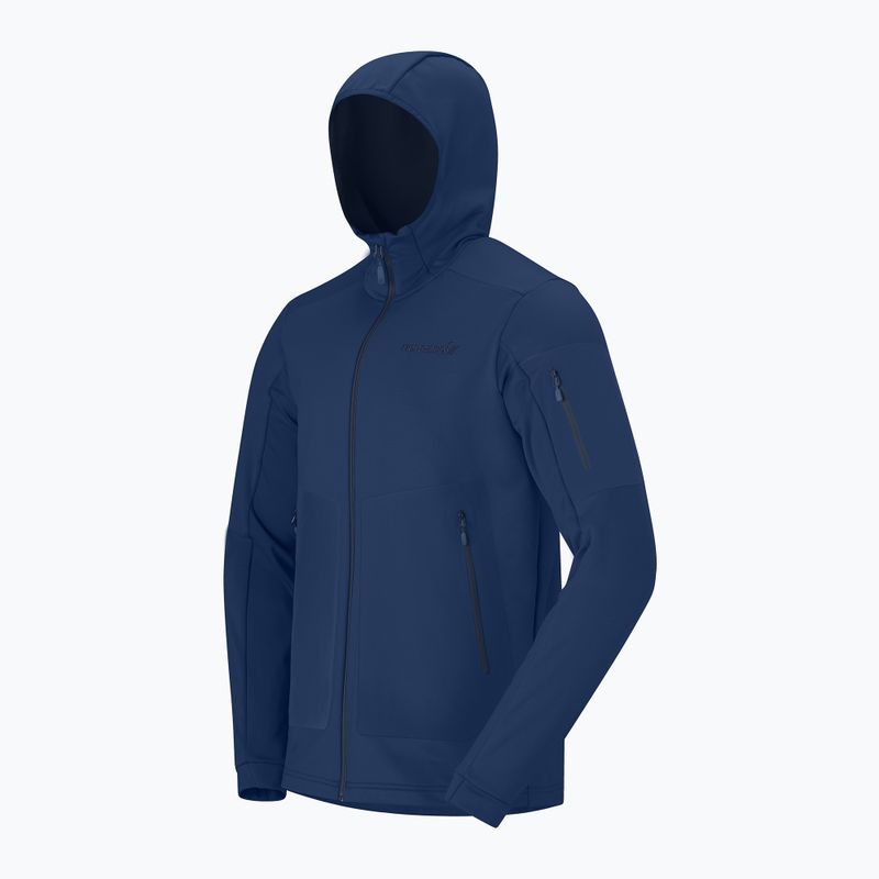 Pánská trekingová mikina NORRONA Falketind Warm2 Stretch Hood indigo night 7