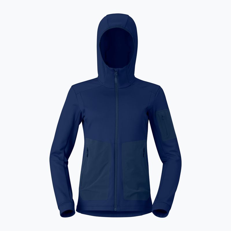 Dámská trekingová mikina NORRONA Falketind Warm2 Stretch Hood indigo night 5