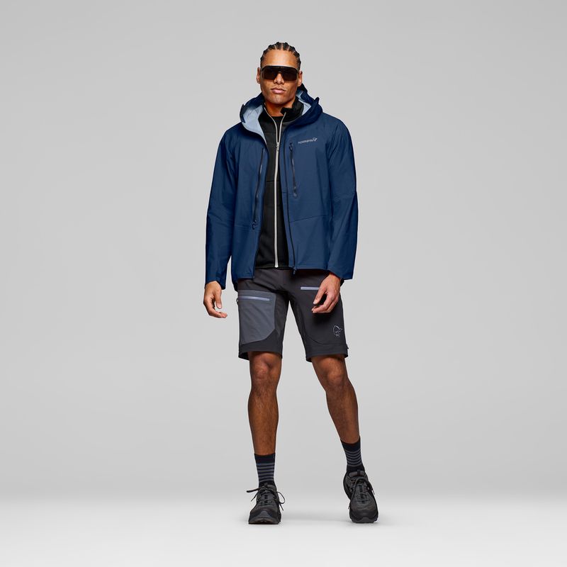 Pánská nepromokavá bunda NORRONA Falketind Dri1 indigo night 2