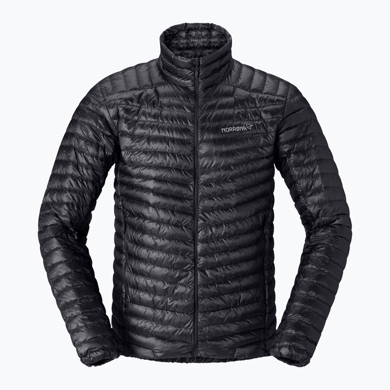Pánská péřová bunda NORRONA Trollveggen Down800 Super Light caviar black 5