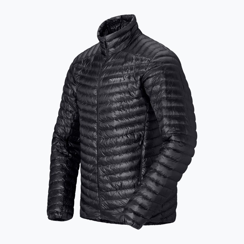 Pánská péřová bunda NORRONA Trollveggen Down800 Super Light caviar black 7