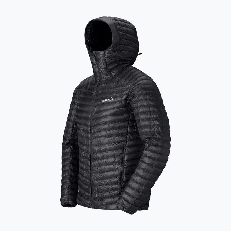 Pánská péřová bunda Norrona Trollveggen Down800 Super Light Hood Caviar Black 7