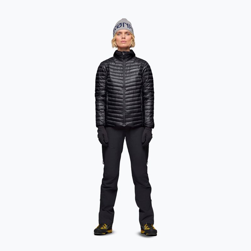 Dámská péřová bunda NORRONA Trollveggen Down800 Super Light caviar black 2