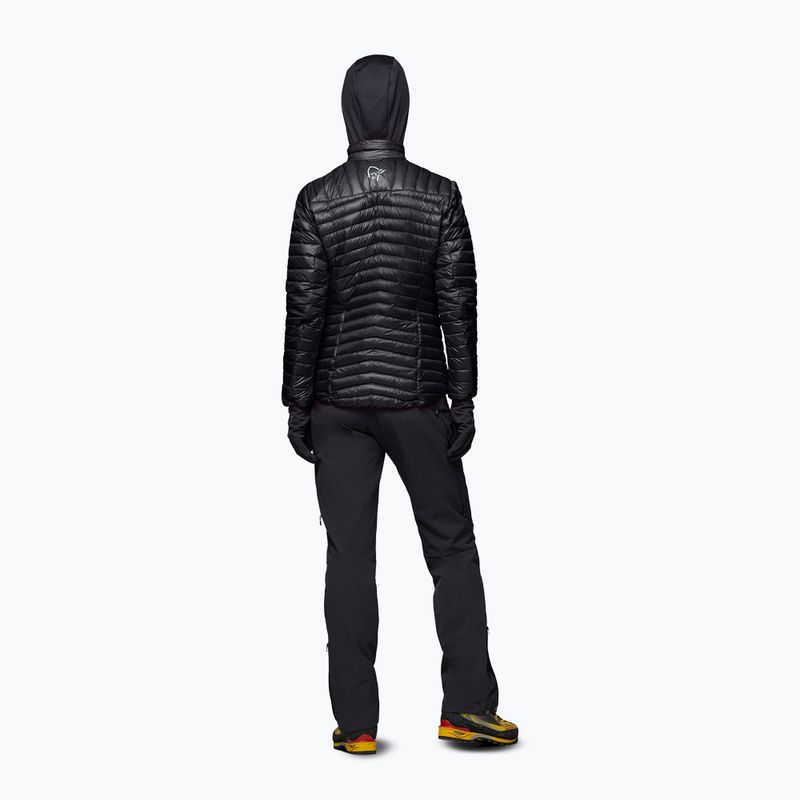 Dámská péřová bunda NORRONA Trollveggen Down800 Super Light caviar black 3