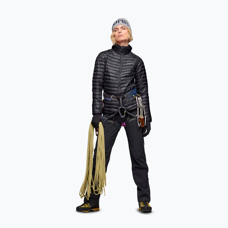 Dámská péřová bunda NORRONA Trollveggen Down800 Super Light caviar black 4