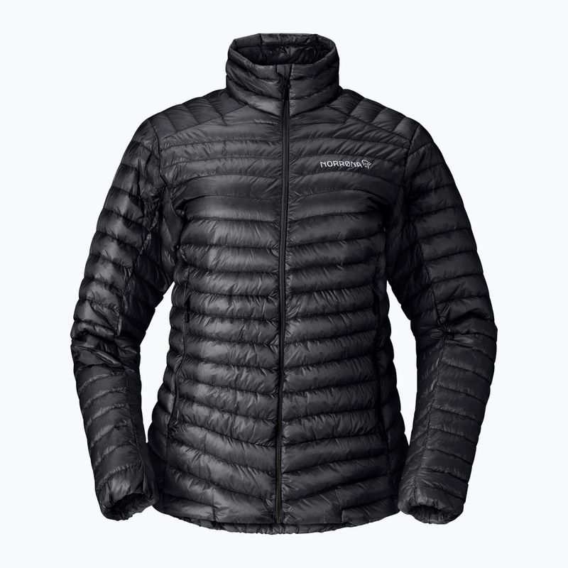 Dámská péřová bunda NORRONA Trollveggen Down800 Super Light caviar black 6