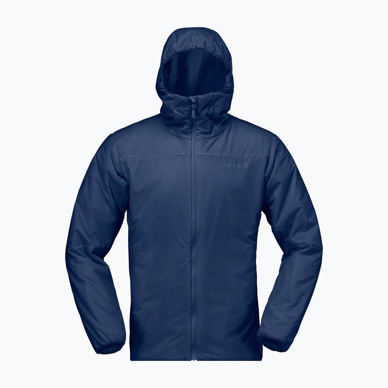 Pánská zateplená bunda NORRONA Femund Thermo60 Zip Hood indigo night 4