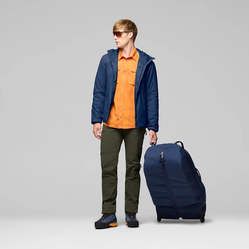 Pánská zateplená bunda NORRONA Femund Thermo60 Zip Hood indigo night 7