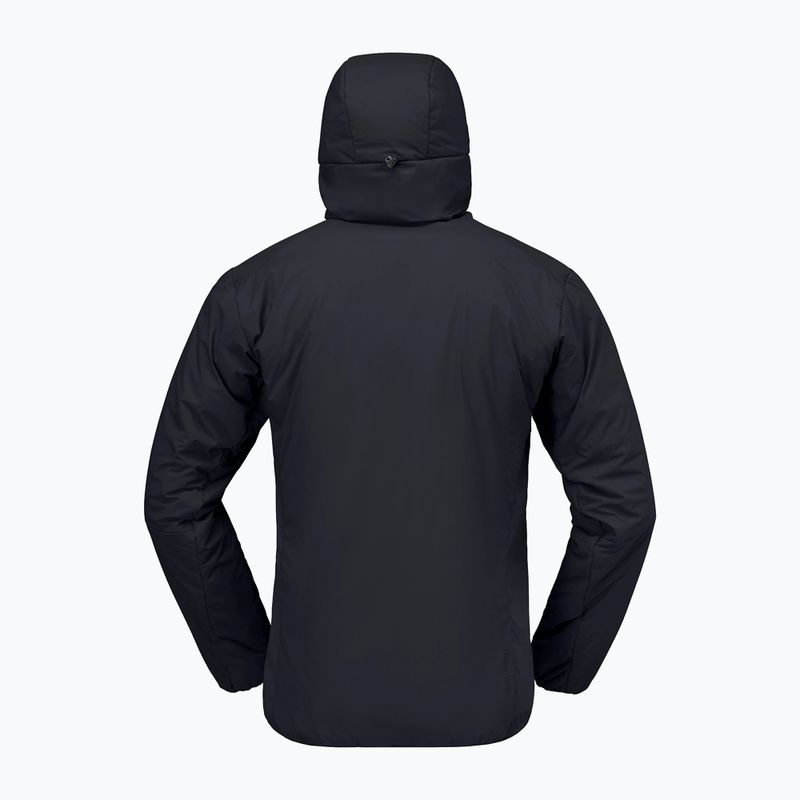 Pánská zateplená bunda NORRONA Femund Thermo60 Zip Hood caviar black 2