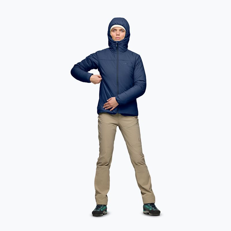 Dámská zateplená bunda NORRONA Femund Thermo60 Zip Hood indigo night 2