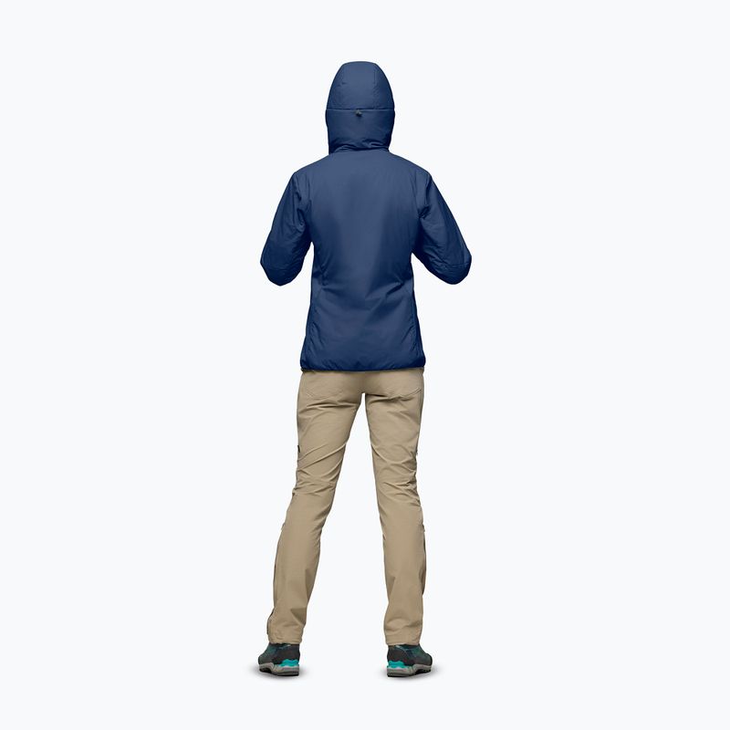 Dámská zateplená bunda NORRONA Femund Thermo60 Zip Hood indigo night 3