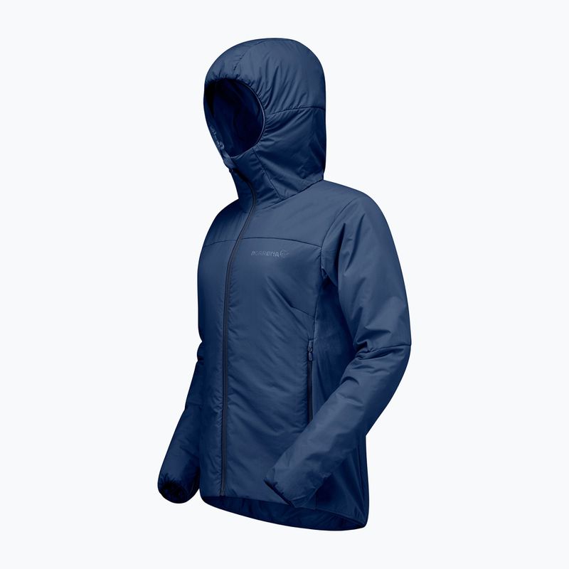 Dámská zateplená bunda NORRONA Femund Thermo60 Zip Hood indigo night 7