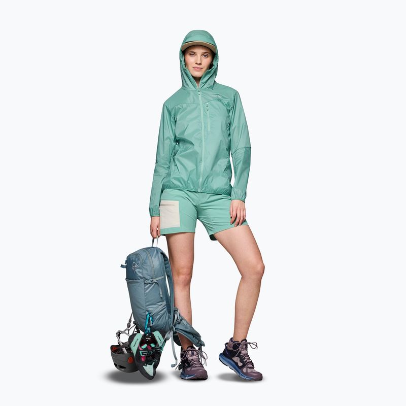 Dámská větrovka NORRONA Faketind Aero60 Zip Hood aqua haze 2