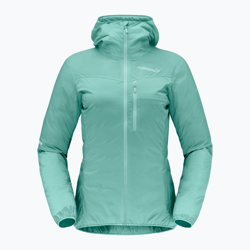 Dámská větrovka NORRONA Faketind Aero60 Zip Hood aqua haze 5