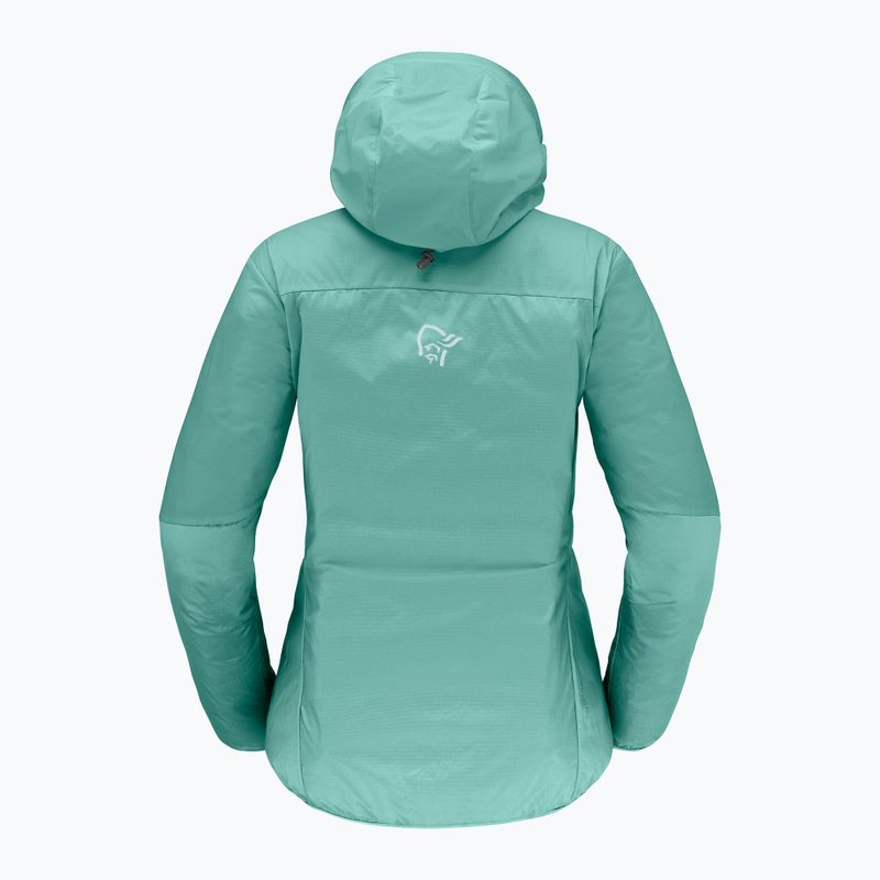 Dámská větrovka NORRONA Faketind Aero60 Zip Hood aqua haze 6