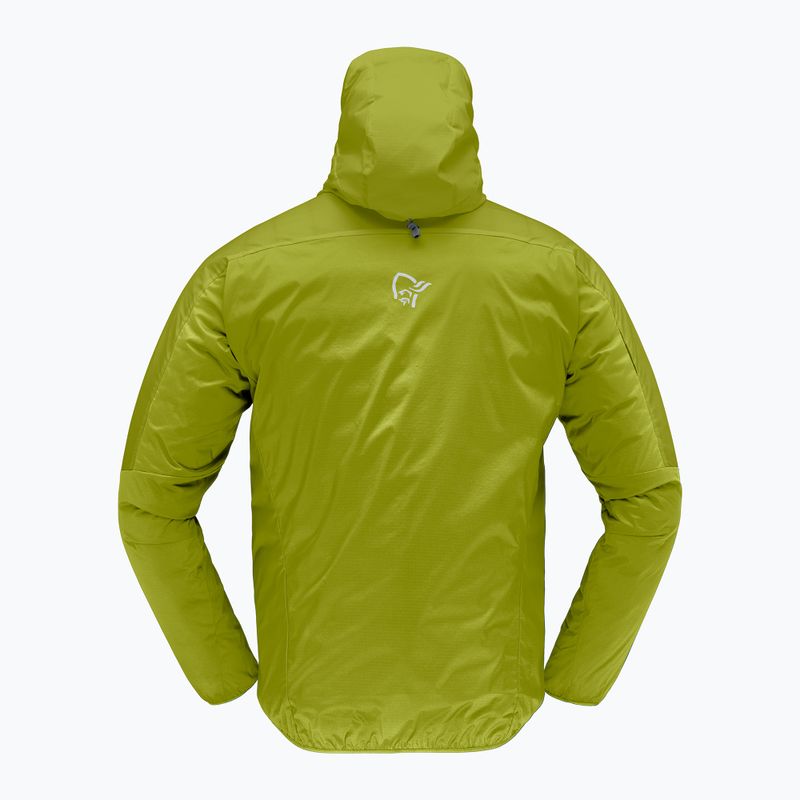 Pánská větrovka NORRONA Faketind Aero60 Zip Hood golden lime 2