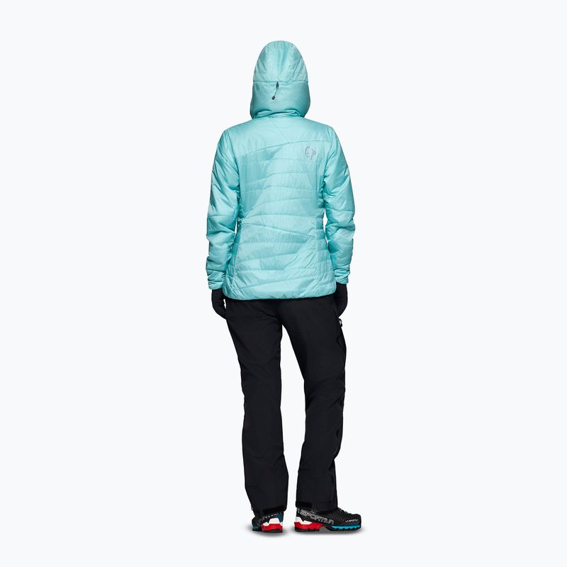 Dámská zateplená bunda NORRONA Faketind Thermo40 Zip Hoodie aqua haze 3