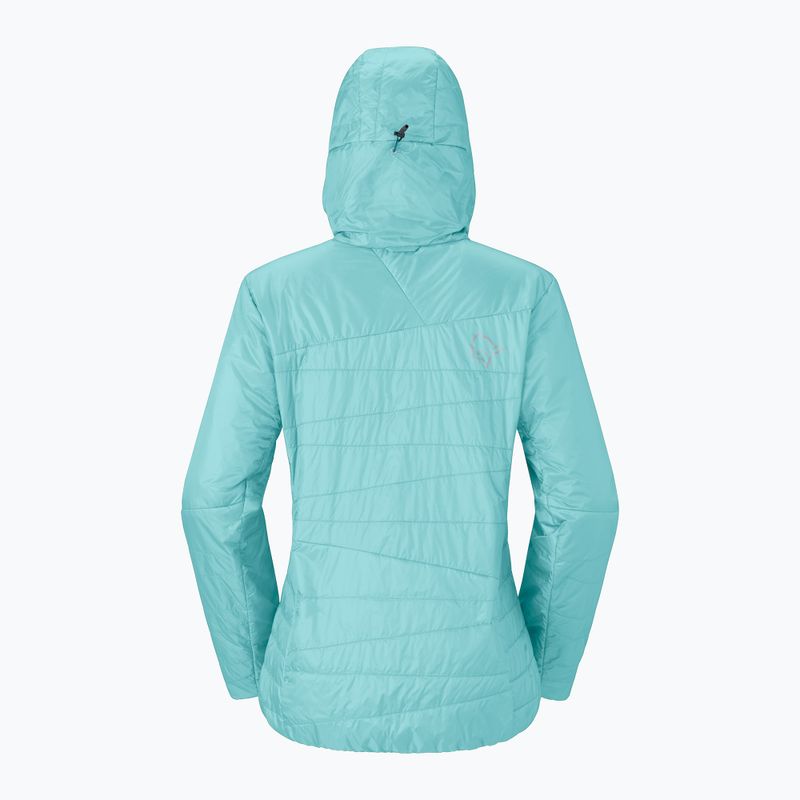 Dámská zateplená bunda NORRONA Faketind Thermo40 Zip Hoodie aqua haze 6